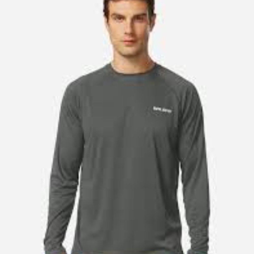 Baleaf Activewear Gray Long Sleeve UPF50+ Top Small